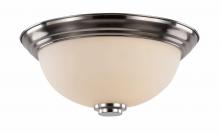 Trans Globe 70526-13 ROB - 2LT FLUSHMOUNT-DOUBLE DISK-ROB
